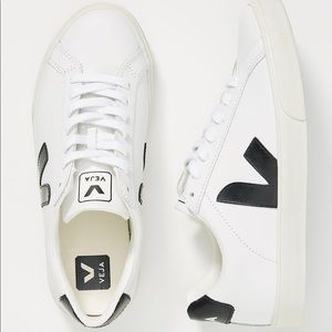 Veja Esplar white leather trainers